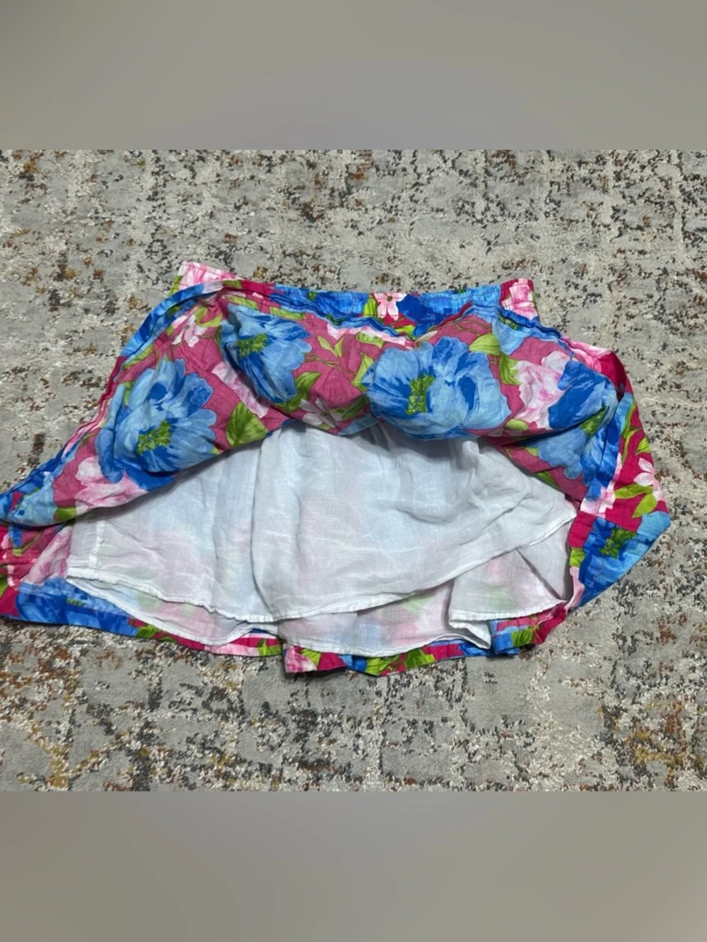 Y2K Hollister Low Rise Mini Skirt size Large Floral vacation tropical wear